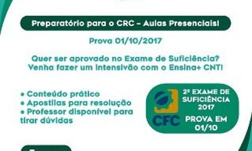 Curso preparatório para o Conselho Federal de Contabilidade começa neste sábado